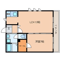 静岡駅 徒歩15分 1階の物件間取画像